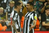 4 įvarčius pelnęs „Newcastle Utd“ klubas Čempionų lygos rungtynėse namuose sutriuškino PSG futbolininkus
