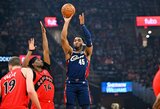 „Cavaliers“ pergalingai pradėjo NBA atkrintamąsias varžybas