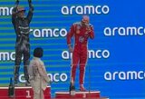 Leclerco gestas ant podiumo sužavėjo pasaulį