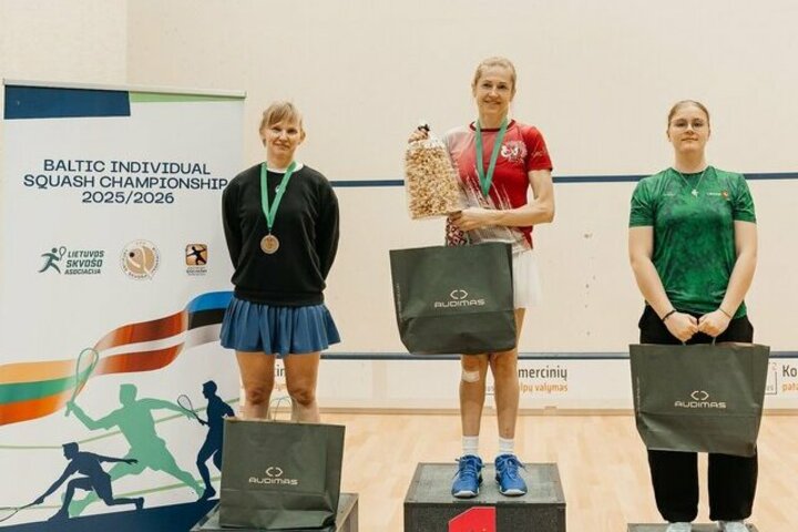 Baltijos skvošo čempionate išaiškinti sezono nugalėtojai