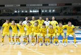 Patvirtinta futsal rinktinės sudėtis kovoms su Sakartvelu