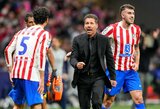 Apie VAR sprendimus kalbėjęs Simeone po rungtynių sukonfliktavo su „Arsenal“ žaidėju