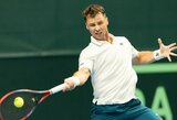 R.Berankis po itin atkaklios kovos žengė į turnyro Pietų Korėjoje ketvirtfinalį