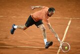 ATP 1000 turnyro Romoje ketvirtfinalyje – ispano atsiprašymas Medvedevui