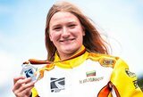 Šilkūnaitė tęsia įspūdingą karjeros etapą – pirmą sykį lipo ant podiumo Europos čempionate