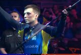 „Mosconi Cup“ – istorinis debiutas Lietuvai: Pijus Labutis sužibėjo pirmąją turnyro dieną