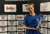 Lukrecija Juchnaitė „Belgium Open 2026“ turnyre iškovojo bronzą