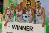 Europos universitetų 3x3 krepšinio turnyre – lietuvių triumfas