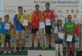 Europos kordinių aviamodelių čempionate S.Rastenis du kartus lipo ant podiumo