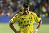 Be taurės Saudo Arabijoje, bet su išskirtiniu rekordu: Cristiano Ronaldo vėl padarė tai, ko niekam nėra pavykę padaryti