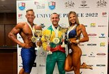 IFBB varžybose Čekijoje – D.Paulavičiūtės ir T.Petrėno triumfas