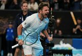 Beprotiška: 273 minučių maratoną atlaikęs Wawrinka užfiksavo 48 metus neregėtą pasiekimą