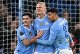 „Man City" be didesnio vargo žengė į Čempionų lygos ketvirtfinalį 