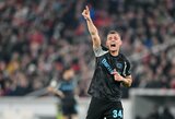 Rungtynių pabaigoje du įvarčius pelnęs „Bayer“ išplėšė pergalę prieš „Stuttgart“