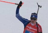 J.Simon pasaulio biatlono taurės etape išplėšė pergalę Prancūzijos rinktinei