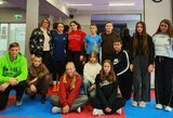 Garbinga misija – Gabija Dilytė apie savo sportinį kelią pasakojo Šalčininkų rajono gimnazistams ir vaikams