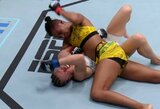 UFC: kelis kartus arti rankos laužimo buvusi J.Stoliarenko kovą brazilei pralaimėjo likus vos 8 sekundėms iki jos pabaigos