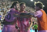Lionelio Messi pelnytas dublis padovanojo Majamio „Inter“ kelialapį į lygos taurės finalą