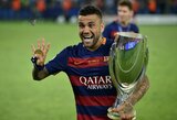 Oficialu: „Barcelona“ ekipos gretas papildė D.Alvesas 