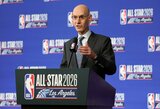 NBA komisaras pristatė lygos idėjas: bendradarbiavimas su Eurolyga, plėtra ir kova su tyčiniu pralaimėjimu