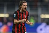 „Milan“ laimėjo miesto derbį: nutraukė 8 iš eilės „Inter“ pergalių seriją „Serie A“