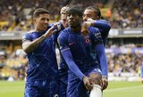 6 įvarčius pelnęs „Chelsea“ iškovojo „Premier“ lygoje pirmąją pergalę