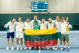 Žūtbūtinį mačą vainikavo V.Gaubo pergalė: Lietuvos rinktinė pateko į pirmąją Daviso taurės pasaulio grupę