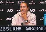 Sabalenka ir Swiatek paskutinę akimirką atsisakė žaisti Dubajuje