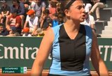 Latvė „Roland Garros“ turnyre pratrūko keiksmažodžiais: „Užsikišk ir eik n*****“