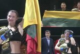 E.Kareckaitė po 5 raundų mūšio Paryžiuje iškovojo „Hexagone MMA“ čempionės diržą