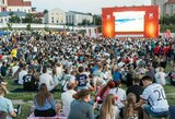 Vilnius ruošiasi sirgti už Lietuvą: prie Baltojo tilto kyla fanų zona