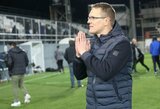 V.Dambrauskas po skaudaus pralaimėjimo: „Apsistojome viešbutyje, bet neatėjome į stadioną“