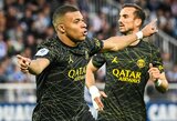 K.Mbappe pelnytas dublis padovanojo PSG pergalę prieš „Auxerre"