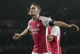 Naują kontraktą su „Arsenal“ pasirašęs M.Odegaardas tapo daugiausiai uždirbančiu žaidėju „kanonierių" klube