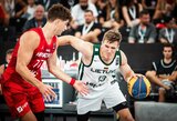 Šeimininkų sustabdyti lietuviai kovos dėl Europos 3x3 čempionato bronzos