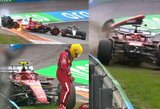 Nyderlanduose – tragiškos lenktynės „Ferrari“, beveik garantuotą 2-ą vietą praradęs Norrisas ir Hadjaro stebuklas