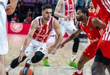 „Crvena Zvezda“ patiesė „Olympiacos“ komandą