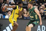 „Panathinaikos“ neatsilaikė prieš „Maccabi“ krepšininkus