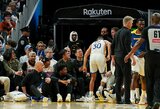 S.Curry patyrė traumą, o „Warriors“ – pirmąją nesėkmę