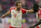 H.Kane'as toliau žaidžia nesustabdomai, „Bayern“ šventė pergalę