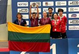 Jaunieji Lietuvos stalo tenisininkai Rygoje iškovojo visų spalvų medalius