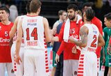 „Olympiacos“ komandai – solidi Eurolygos bauda
