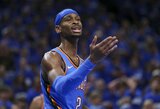 MVP atsiėmęs Gilgeous-Alexanderis vedė „Thunder“ į antrąją pergalę