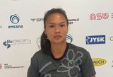 Vengrijos tenisininkė tik praėjus 2 paroms nusprendė atsiprašyti kinės: „Suprantu, kad pasirinkau netinkamą pergalės šventimo būdą“