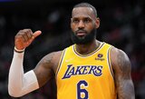 Įspūdingą atkarpą tęsiantis L.Jamesas su „Lakers“ nutraukė nesėkmių seriją