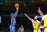 „Thunder“ susitvarkė su „Lakers“ komanda