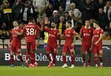 „Wolves“ nugalėjęs „Liverpool“ tapo naujuoju „Premier“ lygos lyderiu