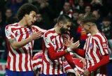 6 įvarčius pelnęs „Atletico“ nepaliko šansų „Sevilla“ futbolininkams