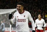 Casemiro 89-ąją minutę pelnytas įvartis atvėrė „Man Utd" duris į kitą FA taurės etapą