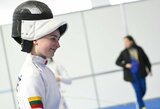 Pasaulio jaunių fechtavimo čempionate sužibėjusi K.Jonynaitė liko per žingsnį nuo pusfinalio